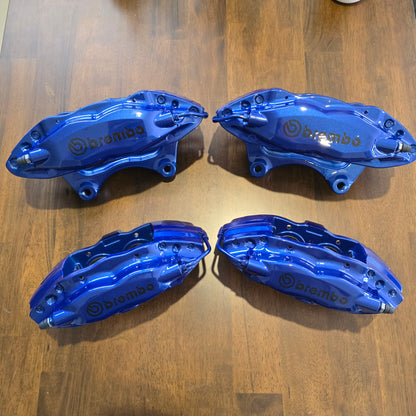 Slipstream Blue with Black Brembo Logo's 