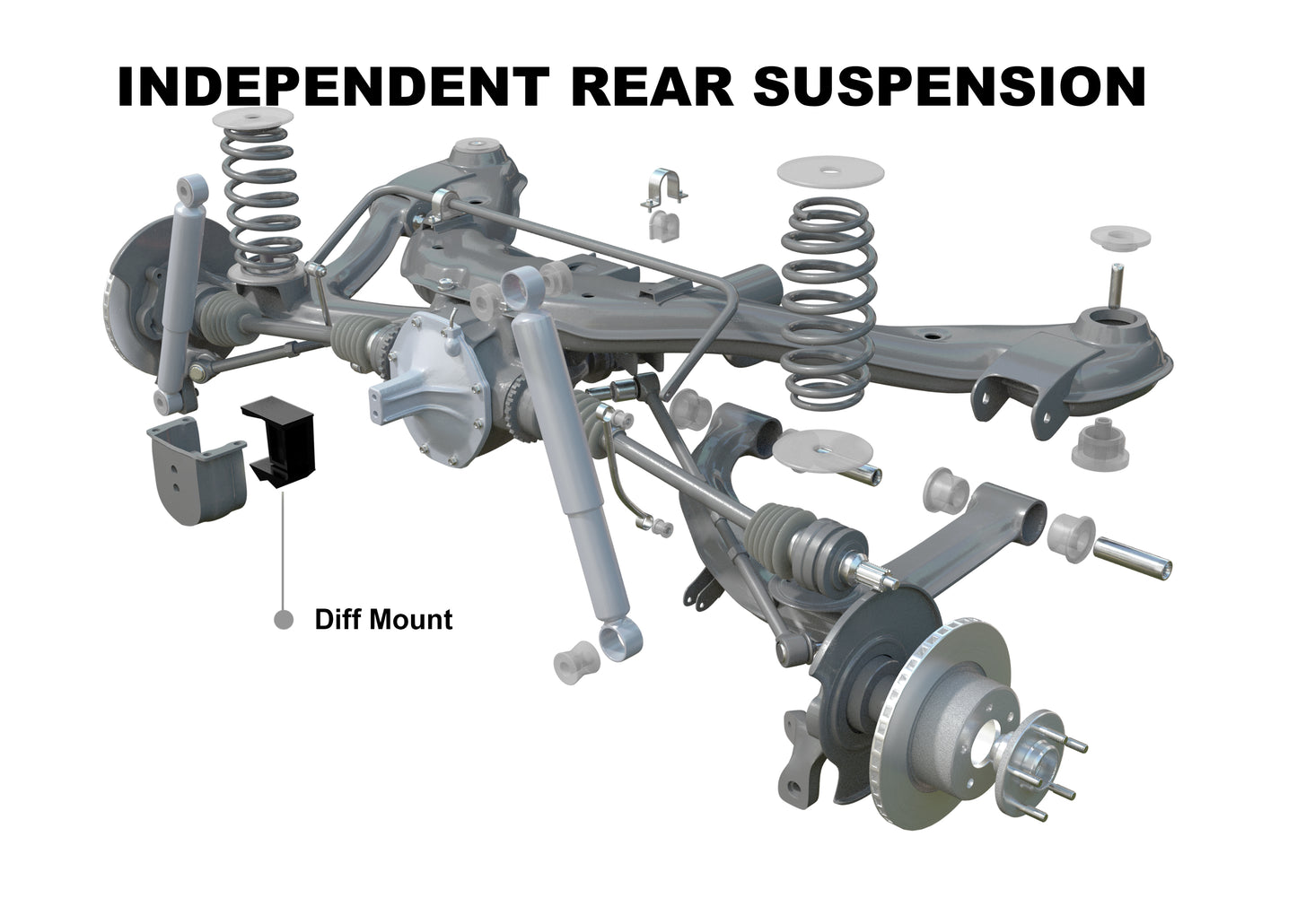 VX - VZ Rear Differential Mount Bushing Kit